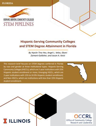 Hispanic-serving Community Colleges and Stem Degree Attainment in Florida brief