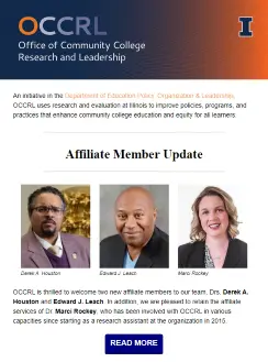 Network News from the Office of Community College Research and Leadership