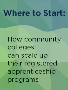 How community colleges can scale up their registered apprenticeship programs