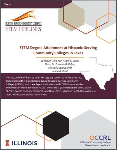Stem Degree Attainment at Hispanic-Serving Community Colleges in Texas