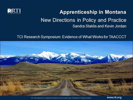 Apprenticeships as a Strategy for Higher Education Completion and Workforce Development in Montana